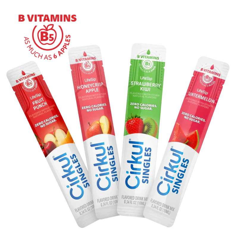 Refreshing Electrolyte 16-Pack Singles LifeSip Bundle TIN3 - Sugar-Free Fruit Flavor Cartridge Refill - Default Title