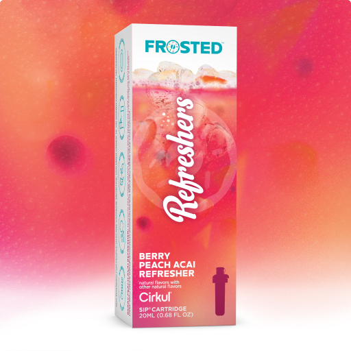 Sugar-Free Frosted Berry Peach Acai Refresher 6837 - Electrolyte Hydration Enhanced Taste Cartridges - Default Title