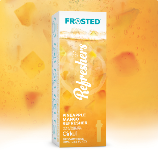 Natural Fruit Flavored Frosted Pineapple Mango Refresher DCGF - Vitamin-Infused Natural Refreshing Flavor Core - Default Title