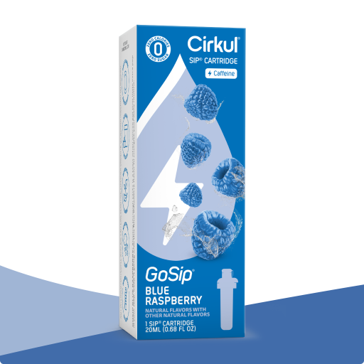 Vitamin-Infused GoSip Blue Raspberry H0T9 - Sugar-Free Fruit Flavor Cartridge Refill - Default Title