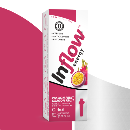 Natural Fruit Flavored Inflow Energy Passion Fruit Dragon Fruit WSDJ - Electrolyte Hydration Enhanced Taste Cartridges - Default Title