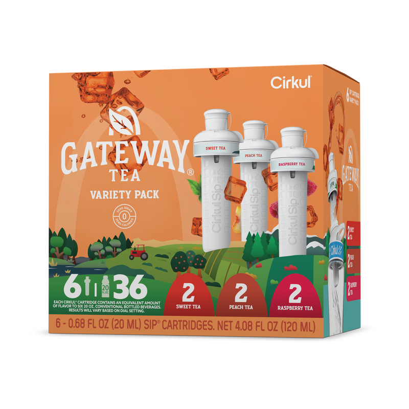 Refreshing Electrolyte Gateway Tea 6-Pack Variety Pack HM0F - Vitamin-Infused Natural Refreshing Flavor Core - Default Title