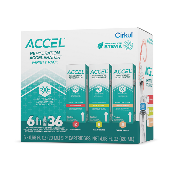 Sugar-Free Accel 6-Pack Variety Pack IZ9I - Zero-Calorie Multi-Flavor Sip Pods for Water Bottle - Default Title