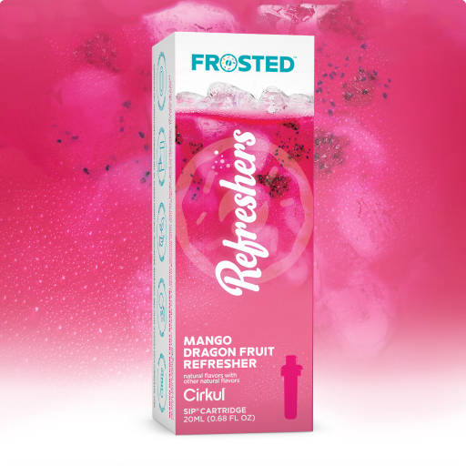 Vitamin-Infused Frosted Mango Dragon Fruit Refresher 5X1T - Zero-Calorie Multi-Flavor Sip Pods for Water Bottle - Default Title