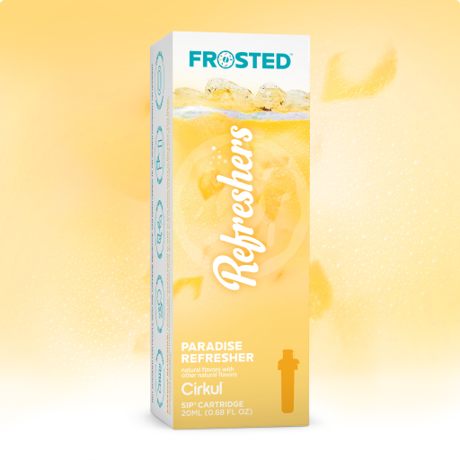Natural Fruit Flavored Frosted Paradise Refresher ZZUE - Sugar-Free Fruit Flavor Cartridge Refill - Default Title