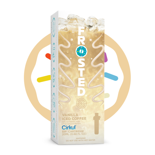 Zero-Calorie Frosted Vanilla Iced Coffee A096 - Sugar-Free Fruit Flavor Cartridge Refill - Default Title