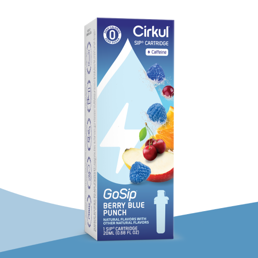 Sugar-Free GoSip Berry Blue Punch YSFQ - Zero-Calorie Multi-Flavor Sip Pods for Water Bottle - Default Title