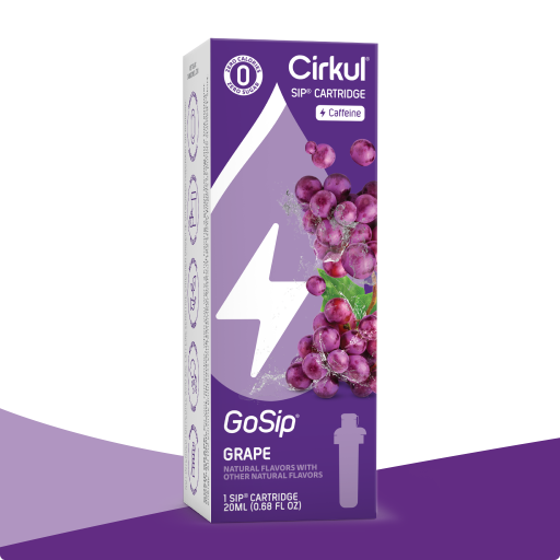 Refreshing Electrolyte GoSip Grape 7BNK - Electrolyte Hydration Enhanced Taste Cartridges - Default Title