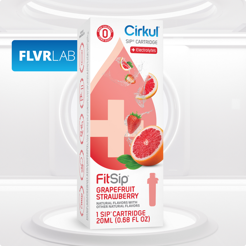 Vitamin-Infused FitSip Grapefruit Strawberry QAST - Vitamin-Infused Natural Refreshing Flavor Core - Default Title