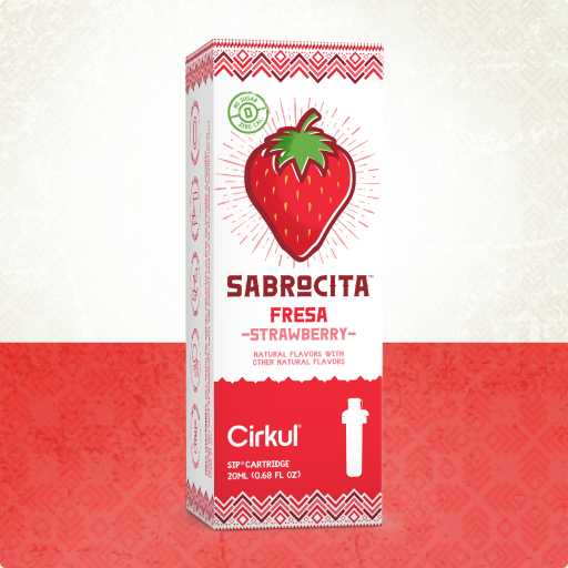 Natural Fruit Flavored Sabrocita Strawberry 3QID - Electrolyte Hydration Enhanced Taste Cartridges - Default Title