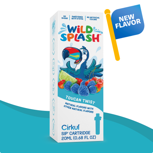 Natural Fruit Flavored Wild Splash Toucan Twist PF3X - Vitamin-Infused Natural Refreshing Flavor Core - Default Title
